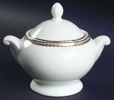 Claridge Gold Sugar Bowl & Lid