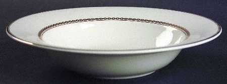 Claridge Gold Rim Soup Bowl