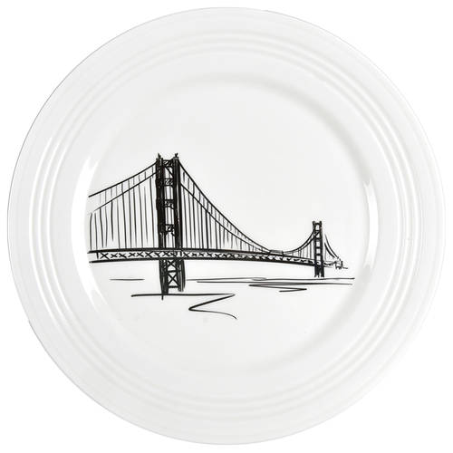 Tin Can Alley Accent Luncheon Plate
