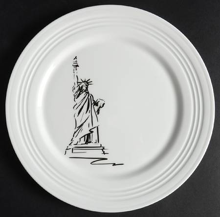 Tin Can Alley Accent Luncheon Plate