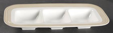 Tin Can Alley 3 Part Rectangular Divided Server by Lenox
