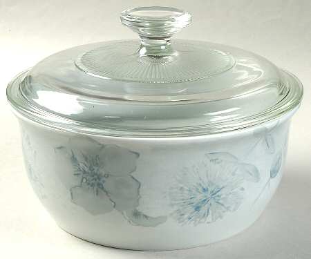 Dogwood 1.5 Qt Round Covered Casserole