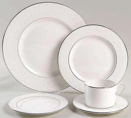 Floral Veil 5 Piece Place Setting