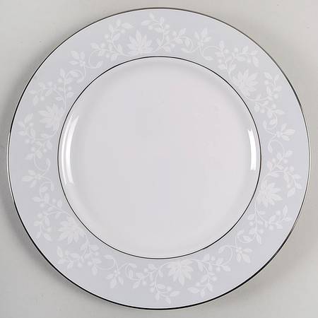 Floral Veil Accent Luncheon Plate