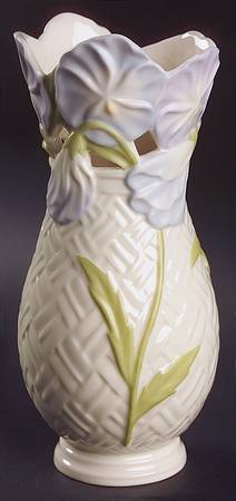 Basket of Flowers 9" Vase