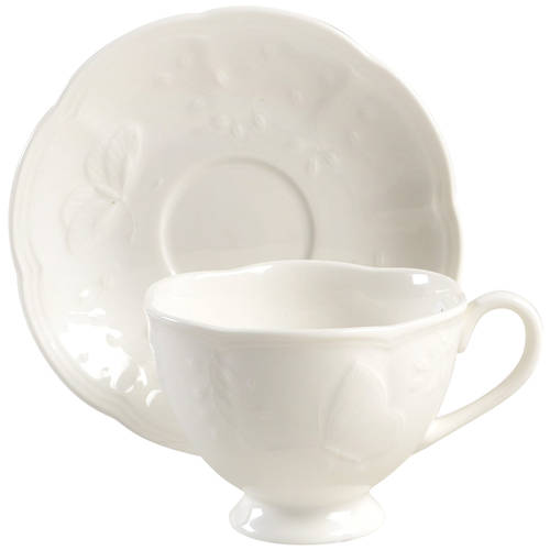 Butterfly Meadow Cloud Footed Cup & Saucer Set
