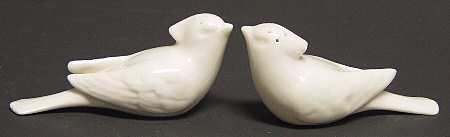 Bird Collection Cream Salt & Pepper Set
