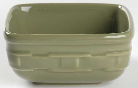 Woven Traditions Sage Square Cereal Bowl