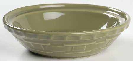 Woven Traditions Sage 7" Pie Baking Plate by Longaberger
