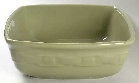 Woven Traditions Sage 8" Square Vegetable Bowl