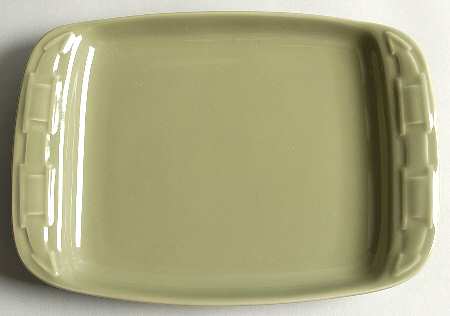 Woven Traditions Sage Appetizer Plate