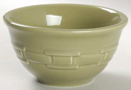 Woven Traditions Sage Dessert Bowl