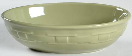 Woven Traditions Sage 9" Oval Vegetable Bowl
