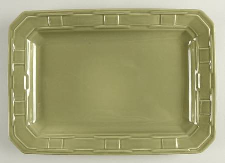 Woven Traditions Sage 13" Rectangular Serving Platter