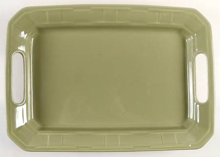 Woven Traditions Sage 17" Handled Tray