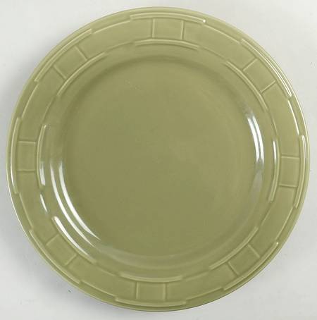 Woven Traditions Sage Dinner Plate