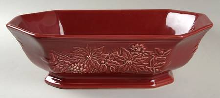 Nature's Garland 13" Oval Vegetable Bowl