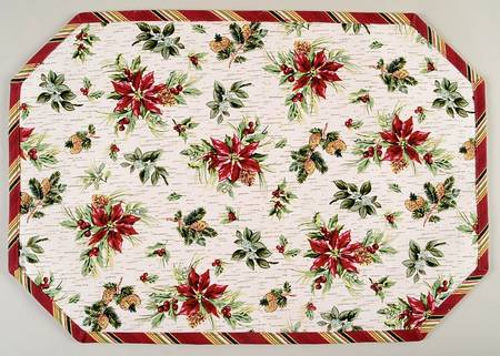 Nature's Garland Reversible Cloth Placemat