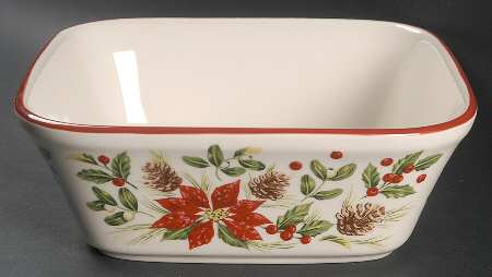 Nature's Garland 9" Square Vegetable Bowl