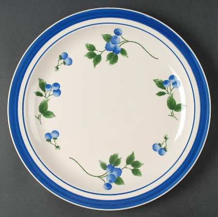 Blueberry 12" Chop Plate (Round Platter)