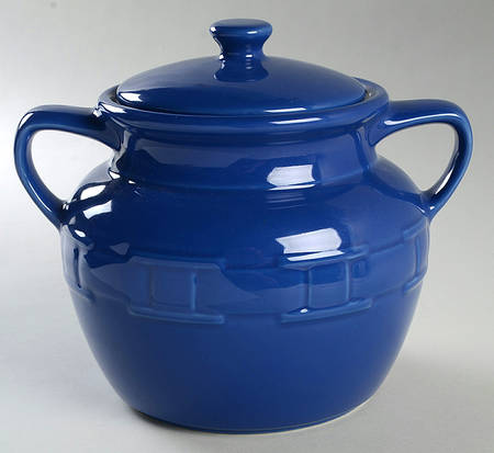Woven Traditions Cornflower Cookie Jar & Lid