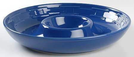 Woven Traditions Cornflower 1 Piece Chip & Dip