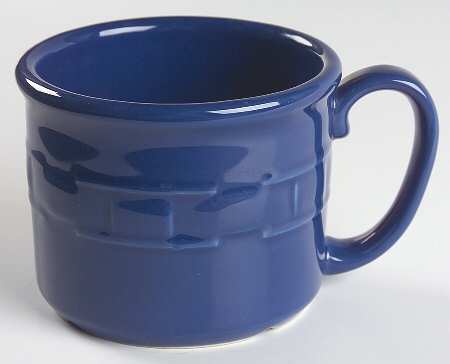 Woven Traditions Cornflower Soup Mug