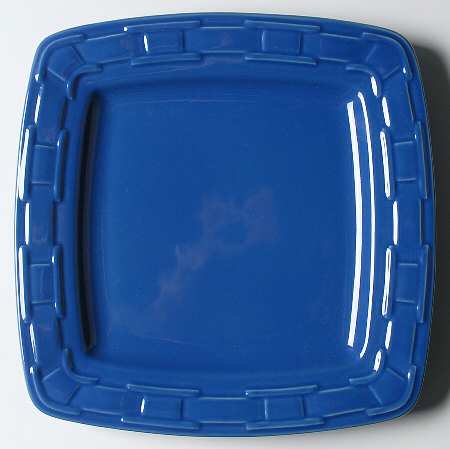 Woven Traditions Cornflower Square Dinner Plate