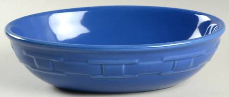 Woven Traditions Cornflower 9" Oval Vegetable Bowl