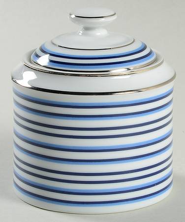 Regatta Stripe Sugar Bowl & Lid