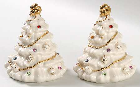 Jeweled Christmas Salt & Pepper Set