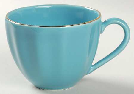 Gwinnett Lane Turquoise Flat Cup