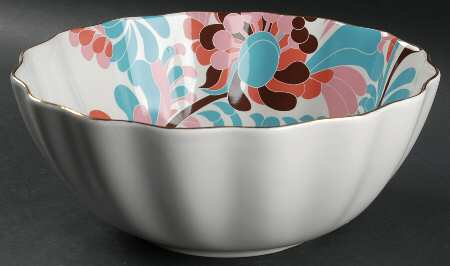 Gwinnett Lane Cream 10" Round Serving Bowl