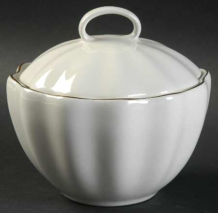 Gwinnett Lane Cream Sugar Bowl & Lid