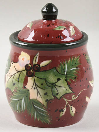 Holiday Bounty Sugar Bowl & Lid by Lang
