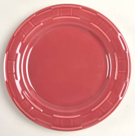Woven Traditions Paprika Luncheon Plate