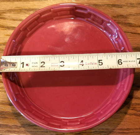 Woven Traditions Paprika Pierced Berry Bowl, Underplate Only