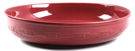 Woven Traditions Paprika 13" Round Serving Bowl