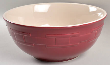 Woven Traditions Paprika 11" Round Serving Bowl