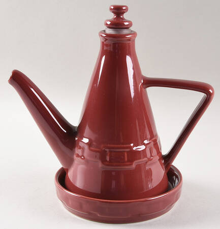 Woven Traditions Paprika Oil and Stopper with Dipping Plate