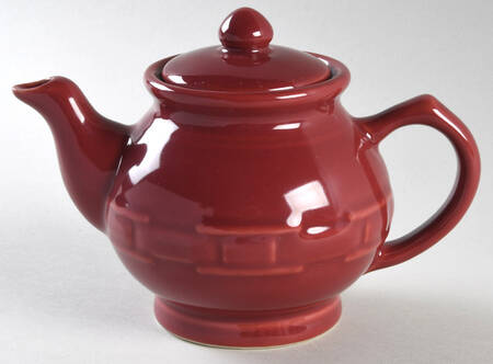Woven Traditions Paprika Mini Teapot & Lid