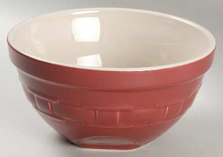 Woven Traditions Paprika 8" Mixing Bowl