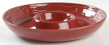 Woven Traditions Paprika 1 Piece Chip & Dip