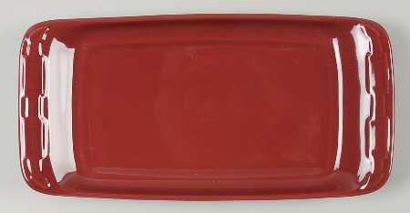 Woven Traditions Paprika Appetizer Tray/Plate