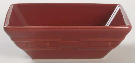 Woven Traditions Paprika 5" Square Tasting Bowl