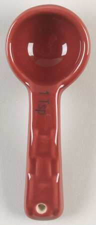 Woven Traditions Paprika 1 Teaspoon Ceramic Measuring Spoon