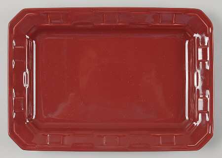 Woven Traditions Paprika 13" Rectangular Serving Platter