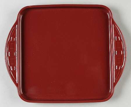 Woven Traditions Paprika 10" Square Tray/Baker Lid (for SQ10LT)