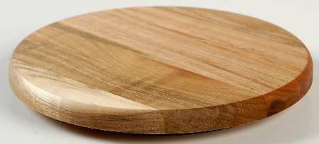 Woven Traditions Paprika Wood Lid for Kitchen Crock