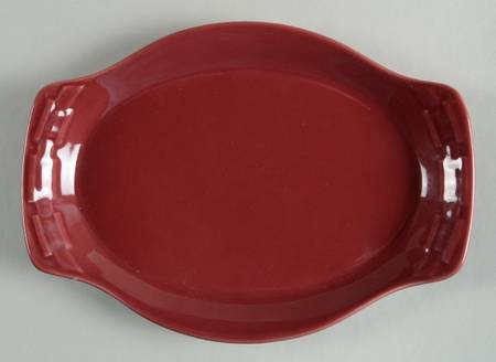 Woven Traditions Paprika 9" Oval Serving Platter
